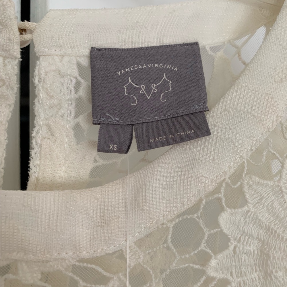 NWT Anthropologie White Top - Picture 6 of 7